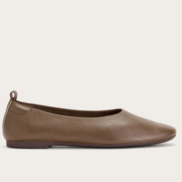 Everlane Shoes - NEW Everlane The Day Glove Cocoa Brown Leather Ballet Flat 6.5